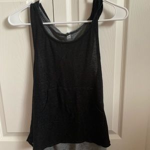 Black tank top